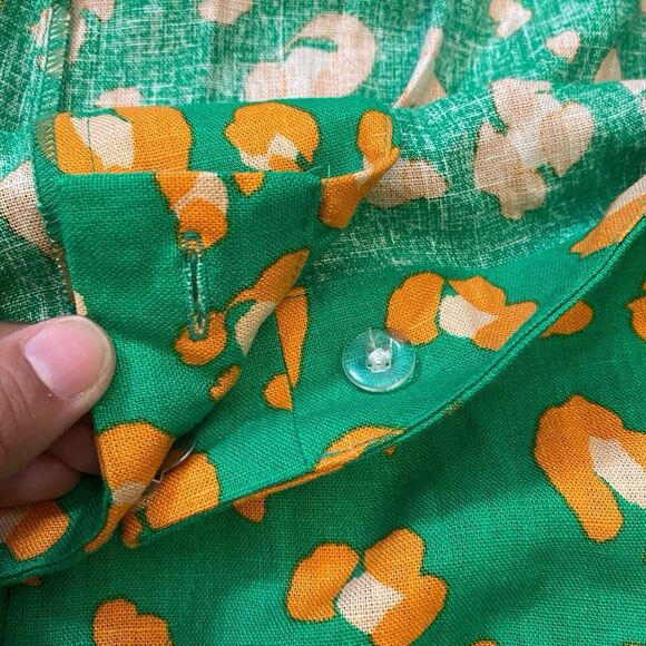 Tabitha Brown Target Shorts 3X Leopard Animal Print High Rise Pleat Linen 554 - Picture 4 of 9